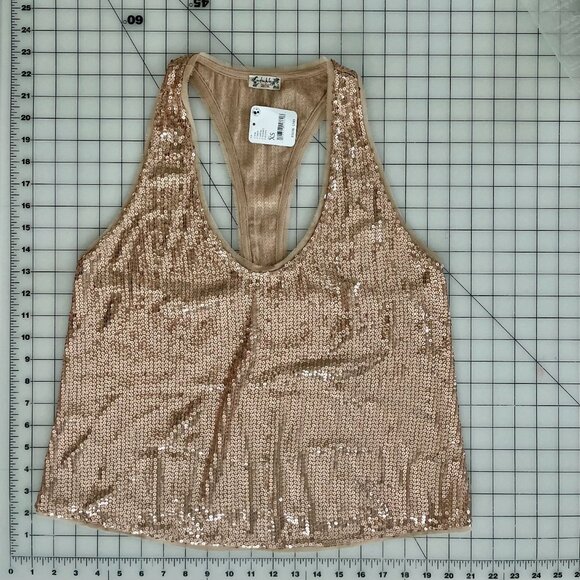 Sequin Racerback Tank Top - Picture 5 of 6